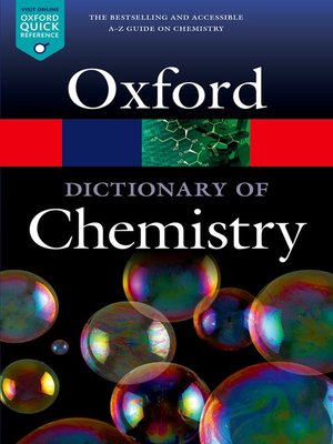 cover image of A Dictionary of Chemistry